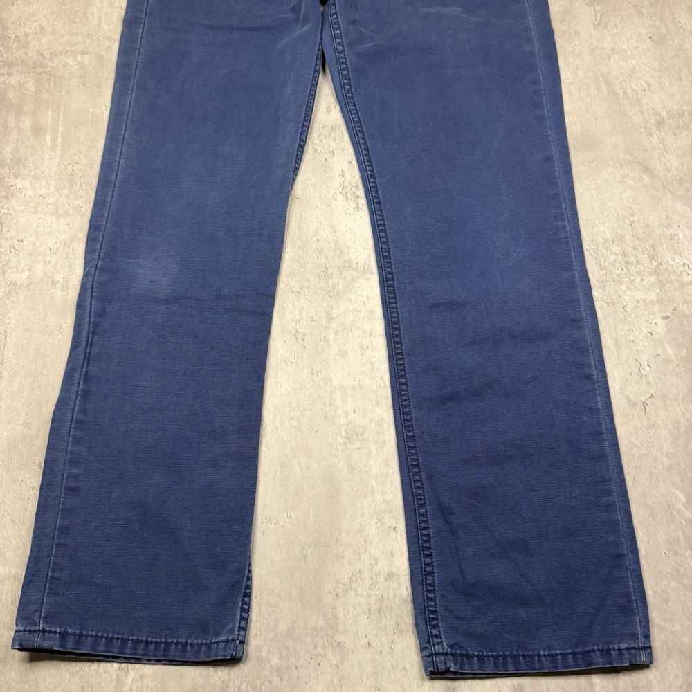 Levis 514 White Tab Blue Slim Straight Leg Pants Mens 30x30 Slacks Denim USA - Picture 11 of 13
